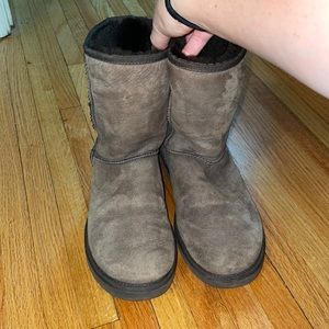 Dark brown UGG boots